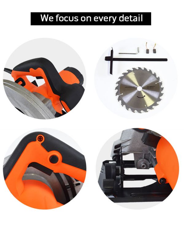 185mm Corded Portable Electric Circular Saw - Image 3