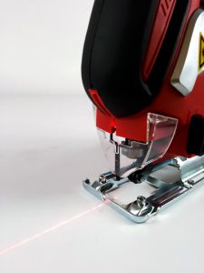 jig saw with laser light