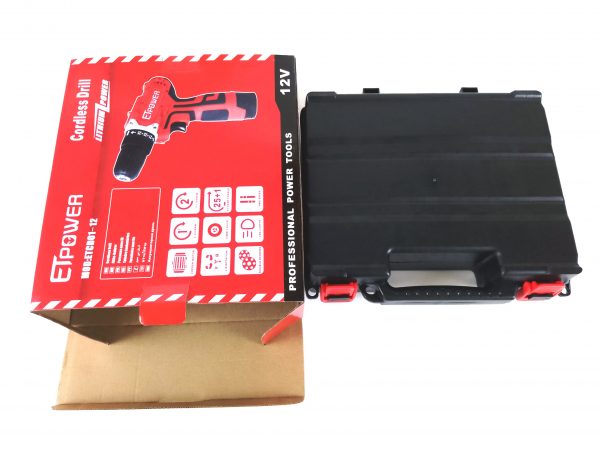 12V Power Cordless Drill Driver with Battery and Charger - Image 6