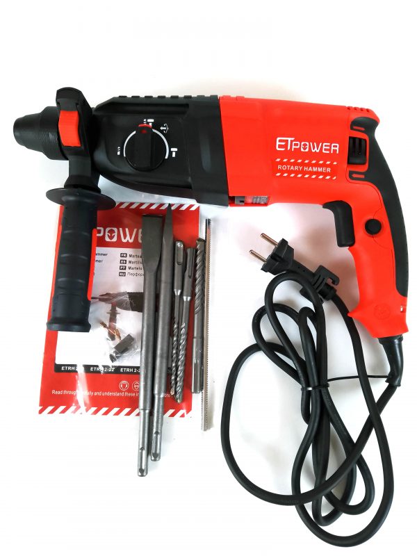 rotary hammer with drill bits