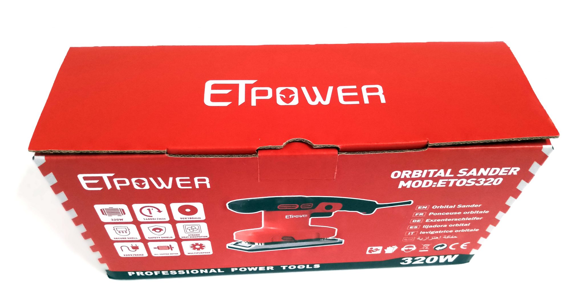 90*180mm Electric Corded Random Orbital Sander Taizhou Xuli machinery