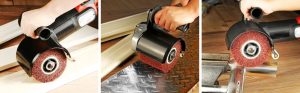 stainless steel roller burnisher sander polisher