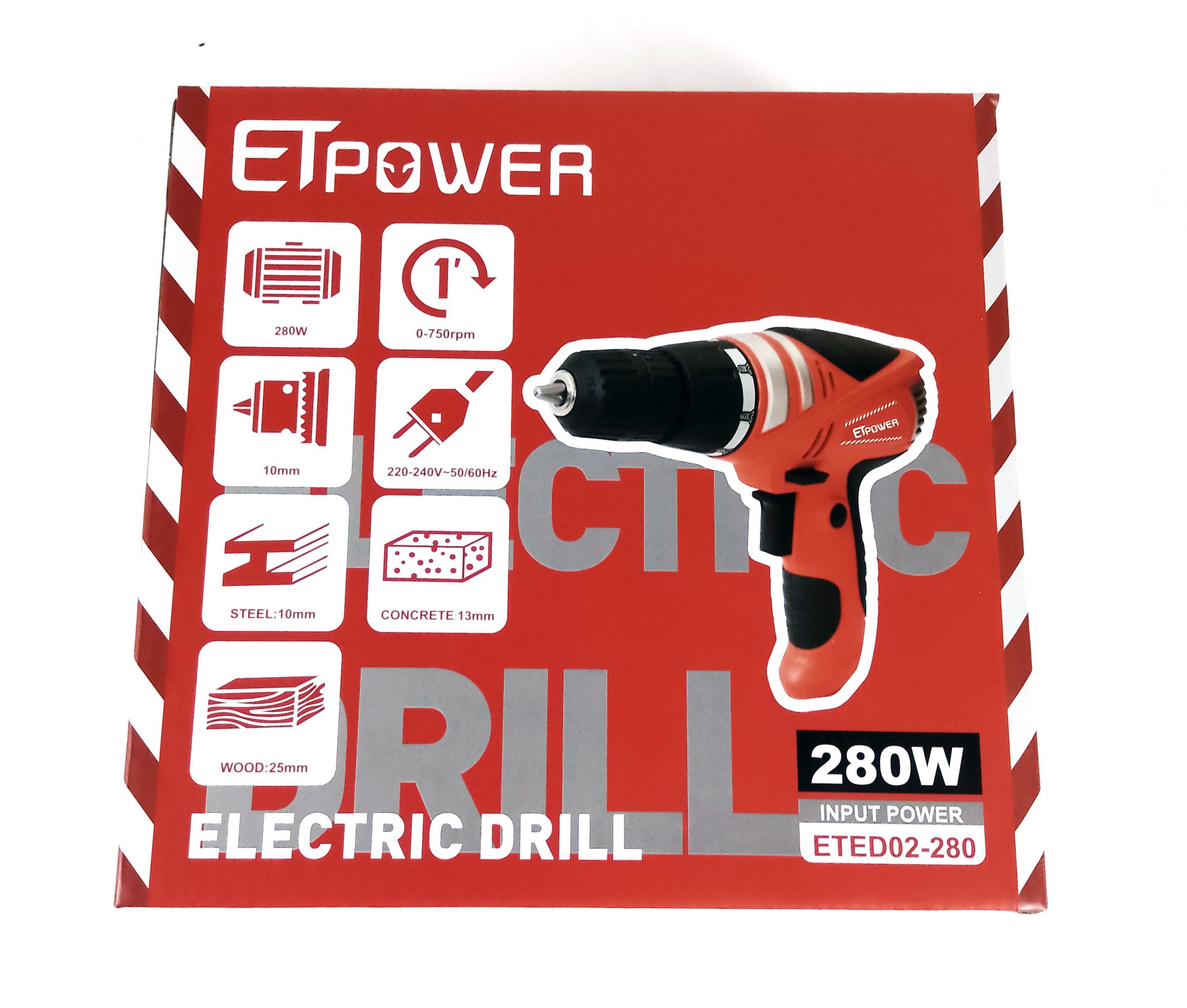 280W Heavy Duty Portable Corded Drill Driver Machine - Image 5