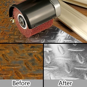 Electric Burnisher Roller Sander Stainless Steel Finisher Polisher - Image 5