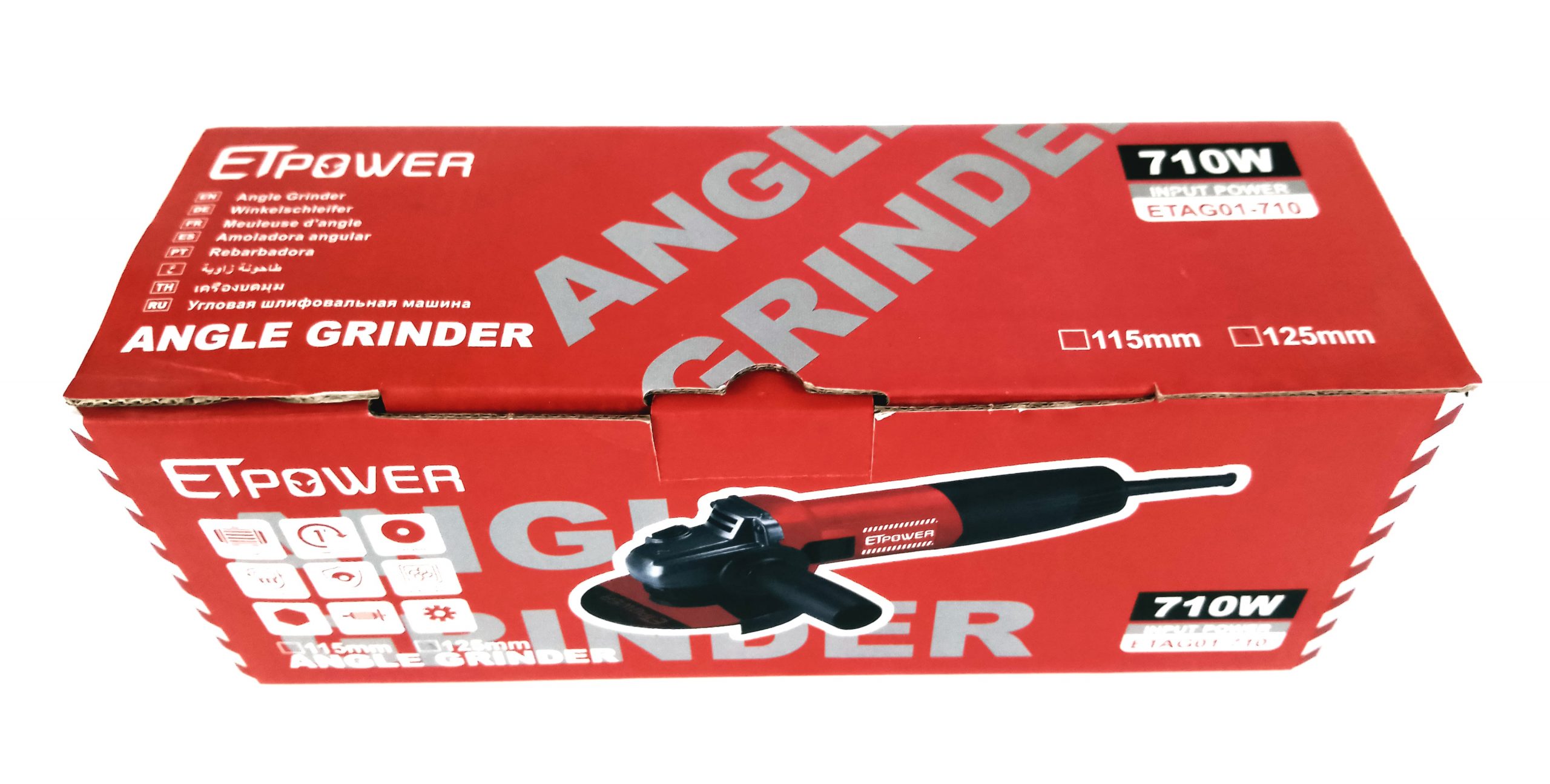 710W Angle Grinder Tool, Slide switch,4-1/2-Inch to 5-Inch - Image 6